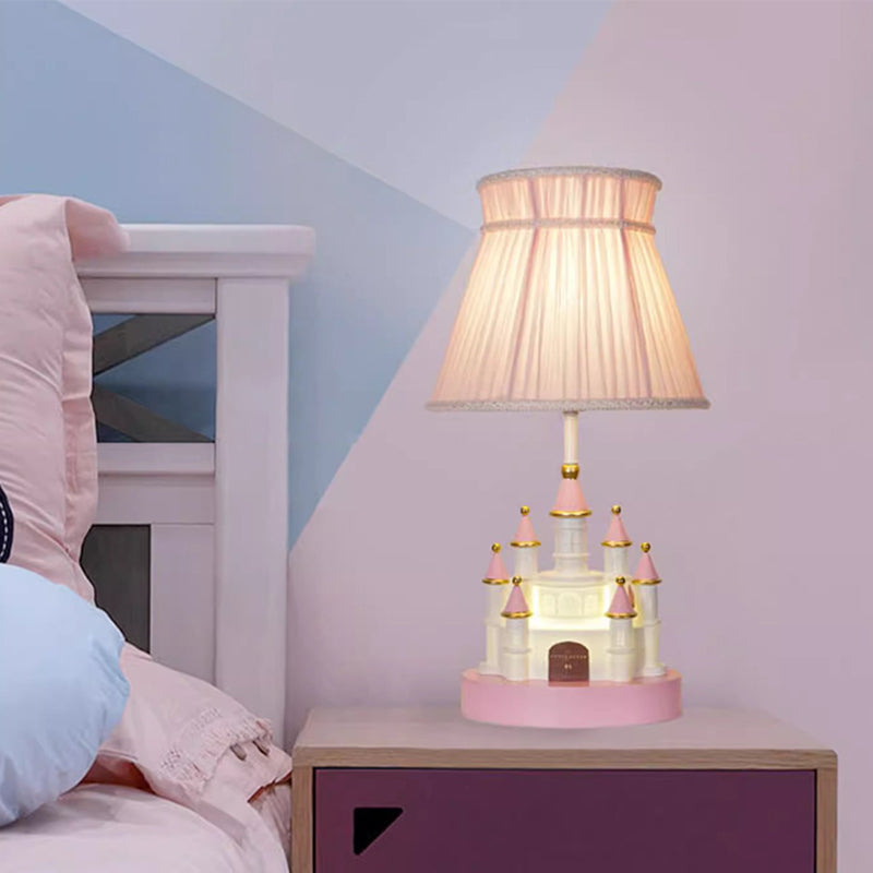 Fabric Pink Dream Castle Table Lamp