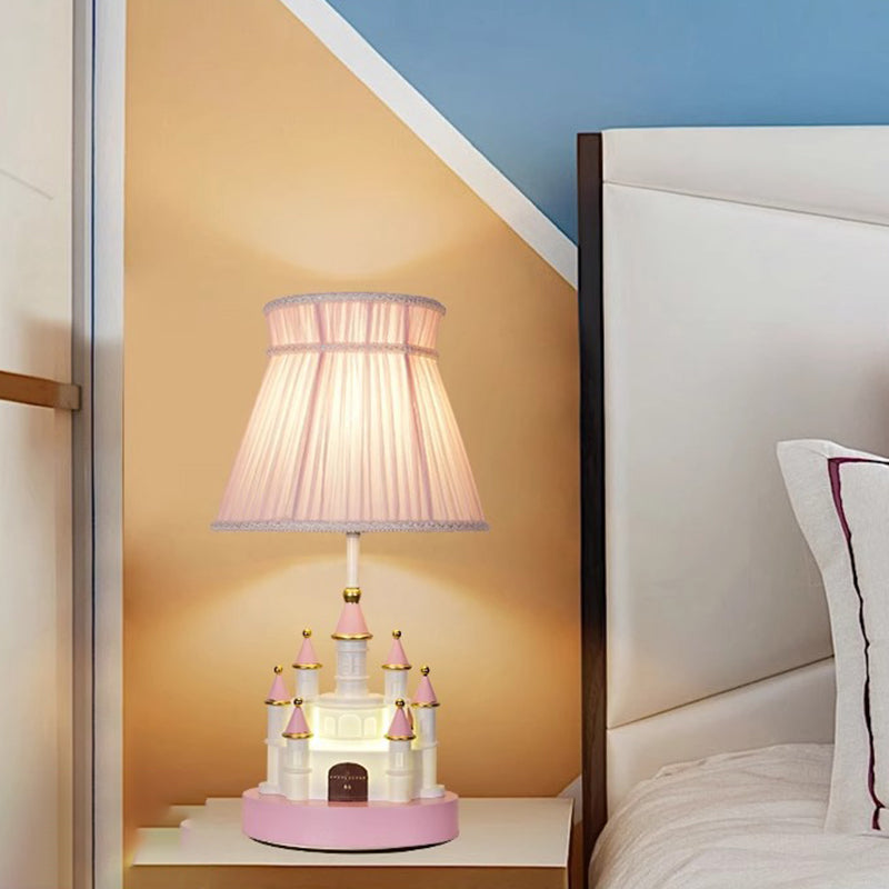 Fabric Pink Dream Castle Table Lamp