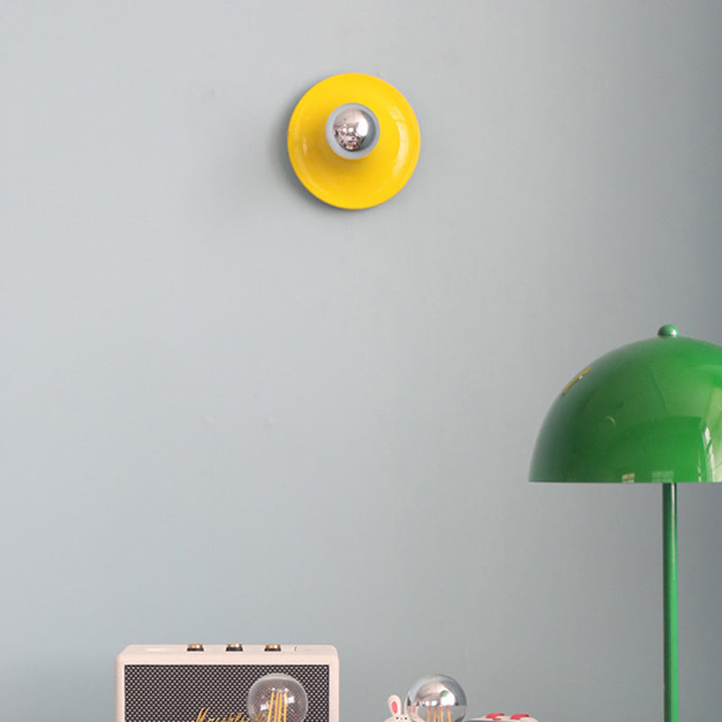Iron Geometric Circle Living Wall Lamp