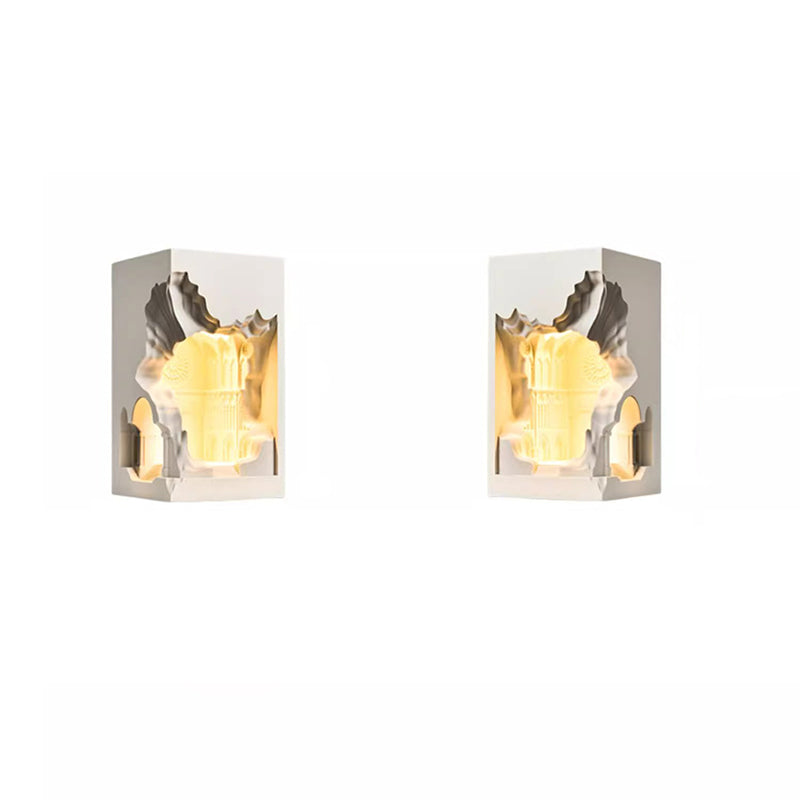 Plaster Castle Palace Embedded Wall Lamp