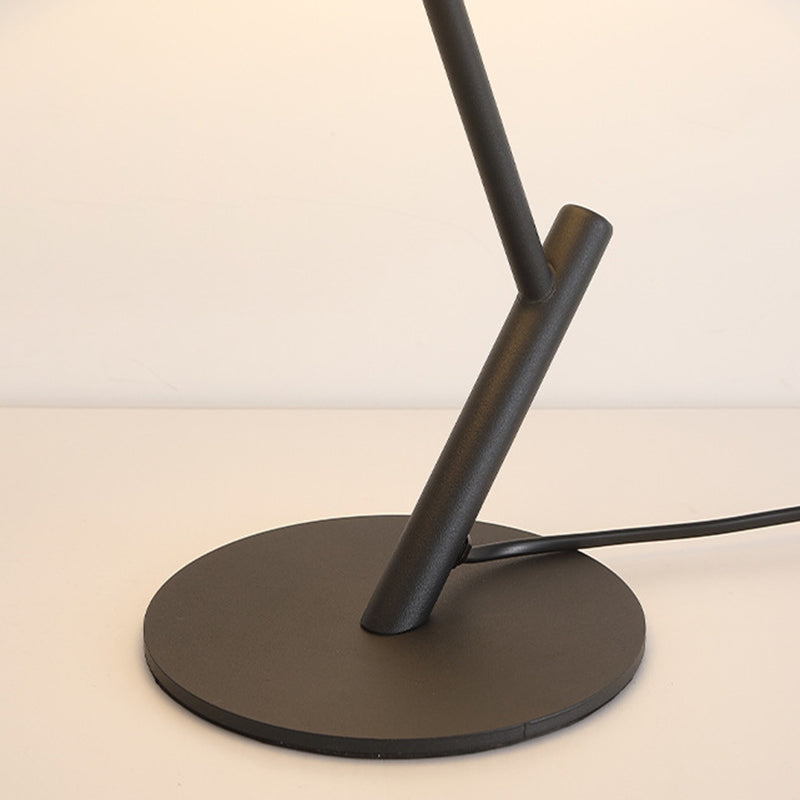 Pleated Fabric Hardware Tube Table Lamp