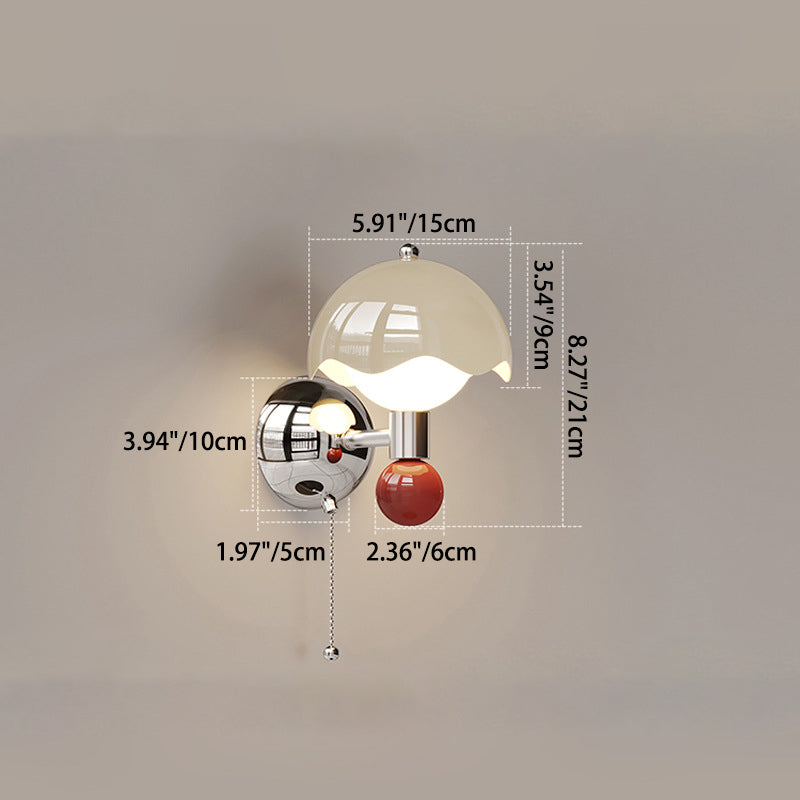 Iron PE Round Ball Wall Lamp