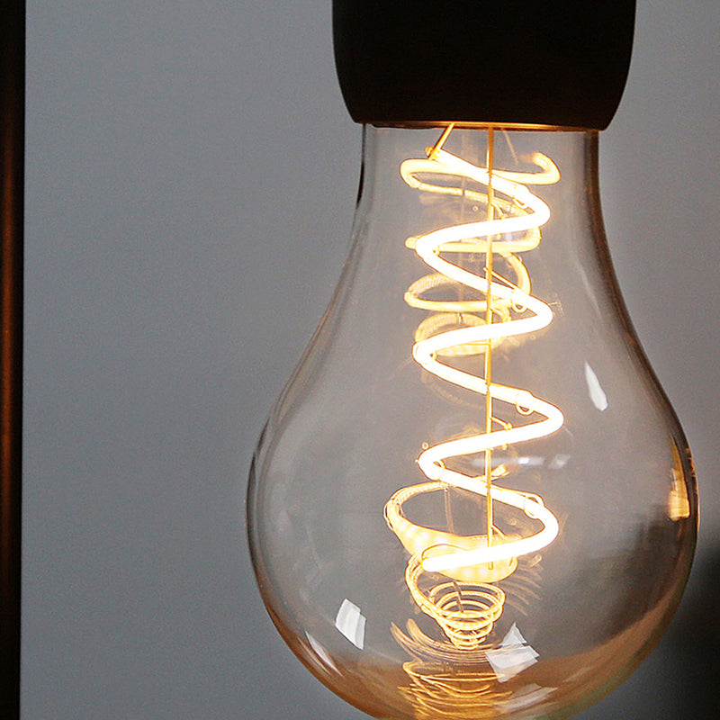 Rubber Wood Iron Magnetic Table Lamp
