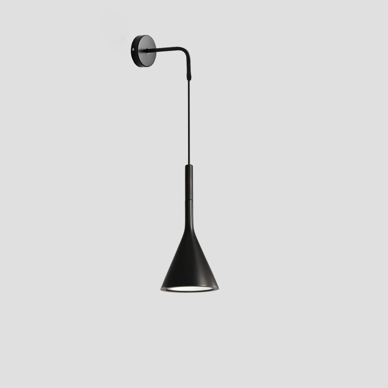 Hardware Resin Conical Living Wall Lamp