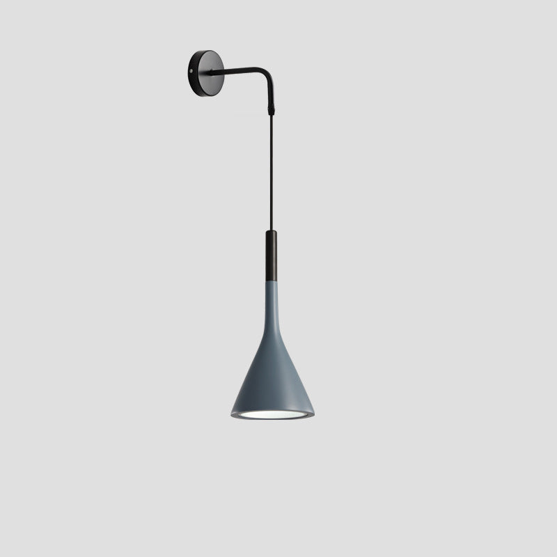 Hardware Resin Conical Living Wall Lamp