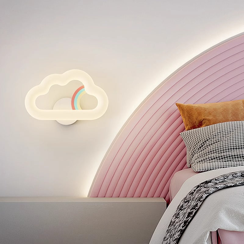 Rainbow Rabbit Iron PE Wall Lamp