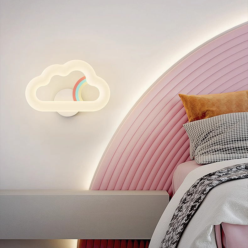 Rainbow Rabbit Iron PE Wall Lamp