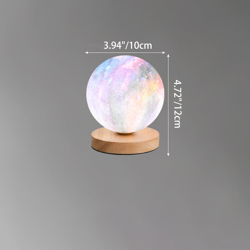 Starry Sky Moon PLA Table Lamp