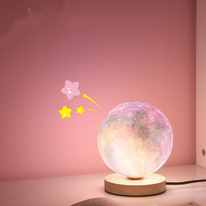 Starry Sky Moon PLA Table Lamp