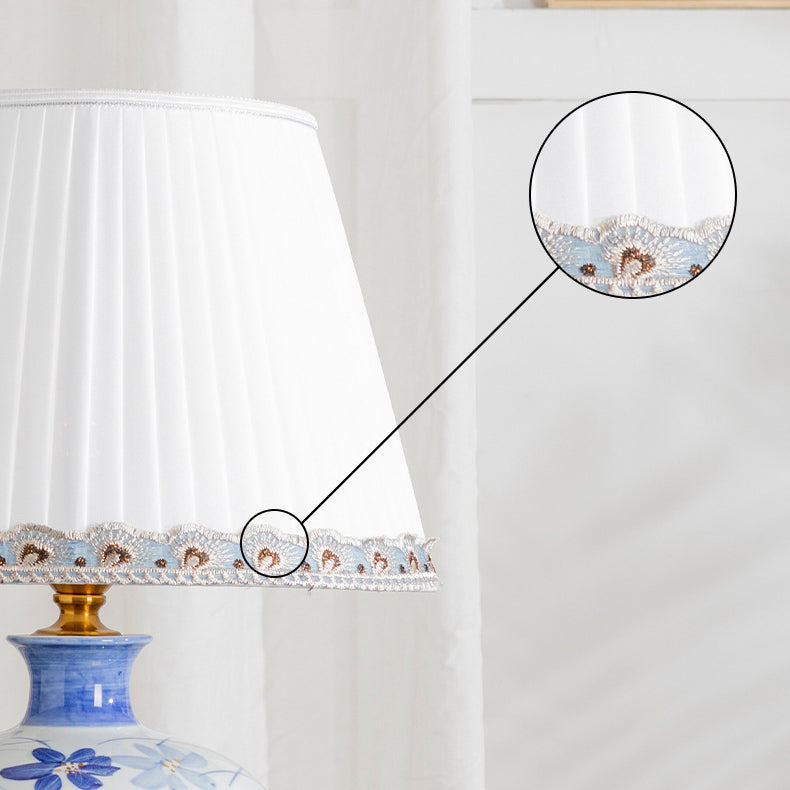 Blue White Porcelain Ceramic Table Lamp