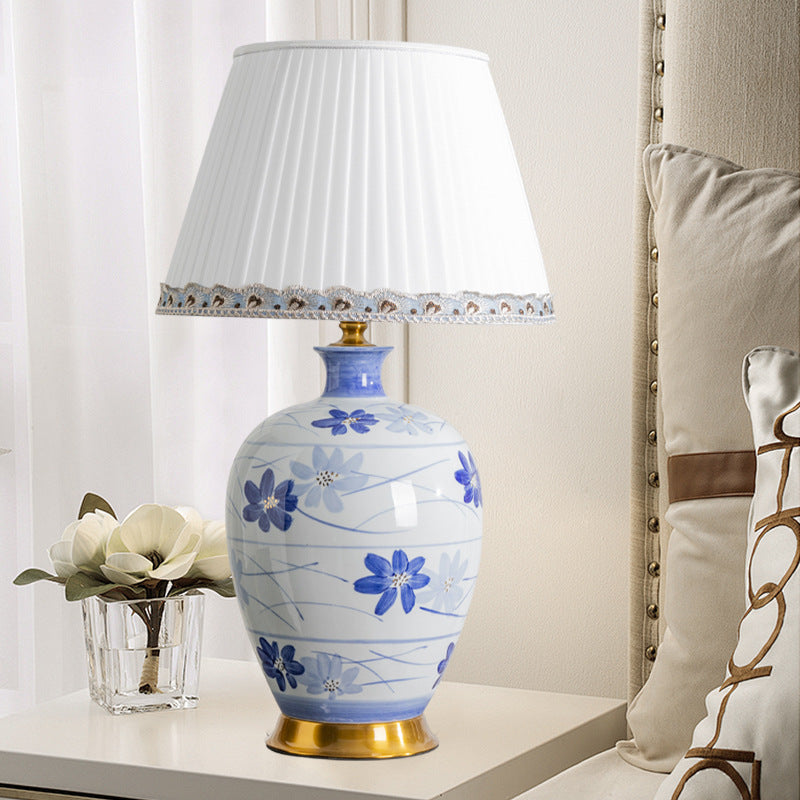 Blue White Porcelain Ceramic Table Lamp