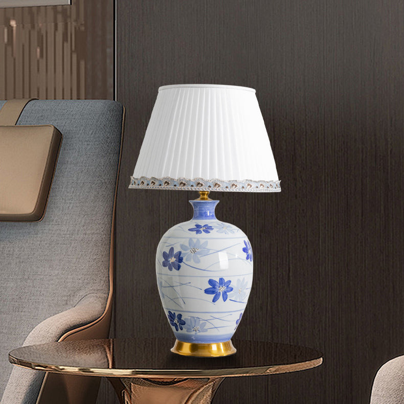 Blue White Porcelain Ceramic Table Lamp