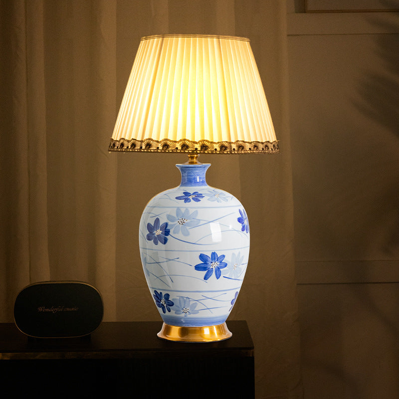 Blue White Porcelain Ceramic Table Lamp