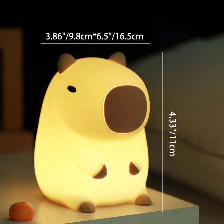Cartoon Guinea Pig Silicone Table Lamp