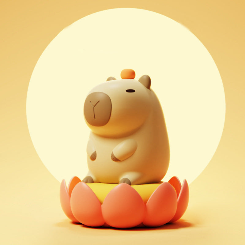 Cartoon Guinea Pig Silicone Table Lamp