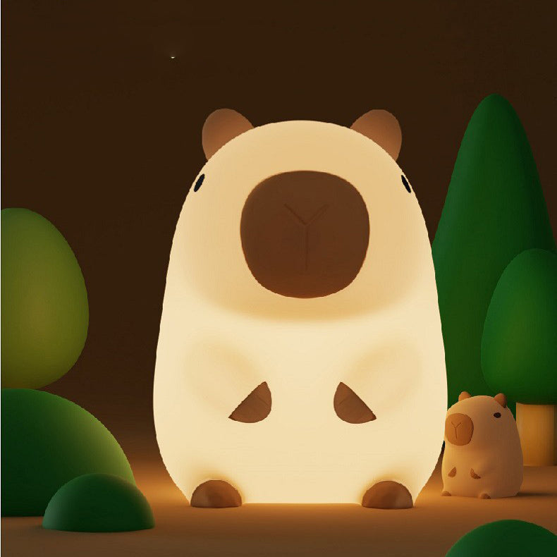 Cartoon Guinea Pig Silicone Table Lamp
