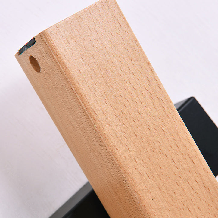 Wood Grain Aluminum Long Wall Lamp