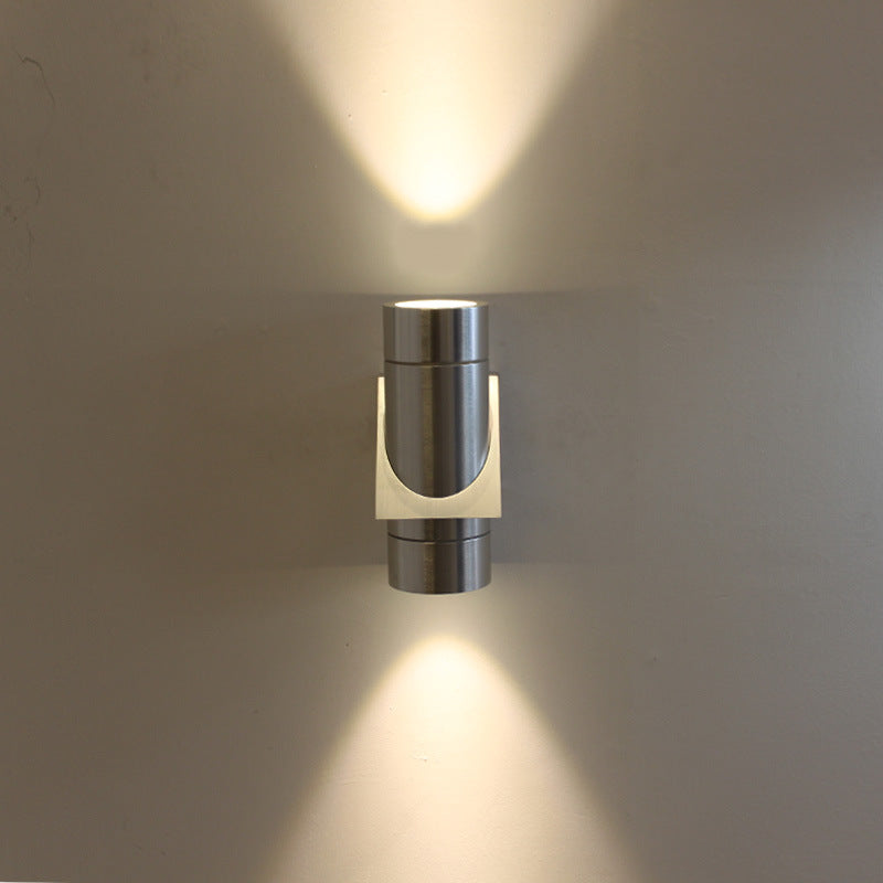 Aluminum Cylinder Up Down Outdoor Light