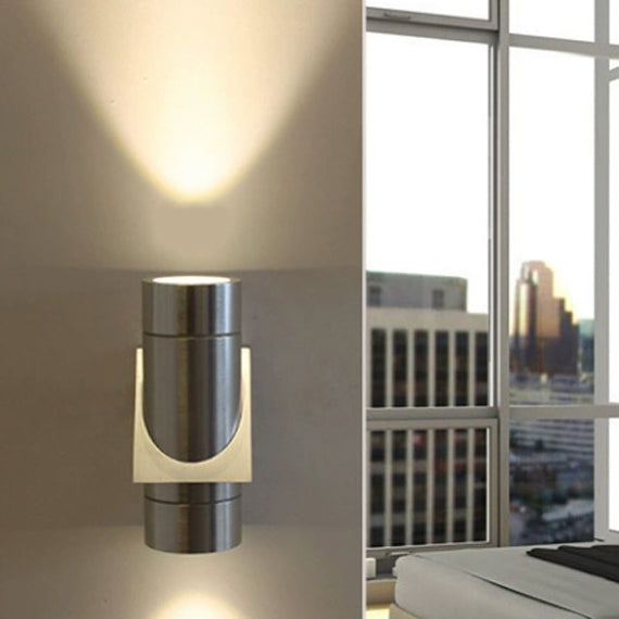 Aluminum Cylinder Up Down Outdoor Light