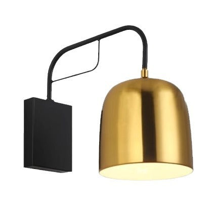 Iron Semicircle Bedroom Wall Lamp