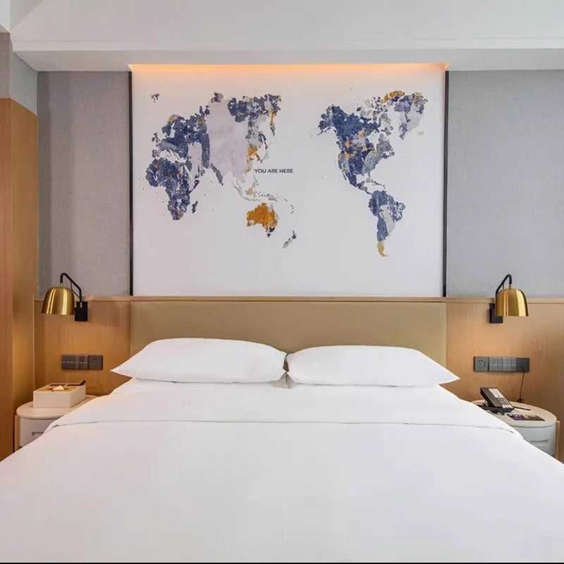 Iron Semicircle Bedroom Wall Lamp