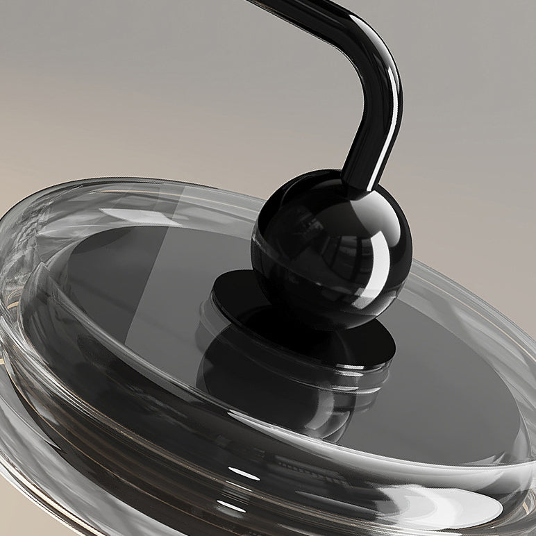 Acrylic Glass Round Displaceable Wall Lamp