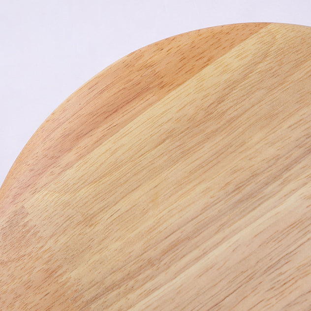 Geometry Circle Wood Grain Wall Lamp
