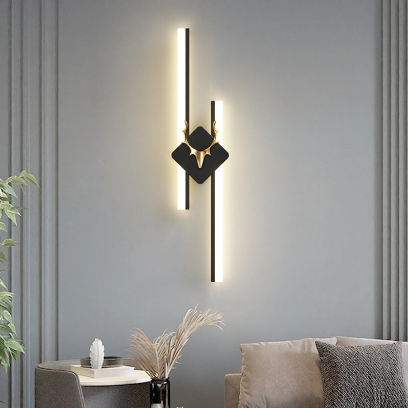 Antler Aluminum Acrylic Long Wall Lamp