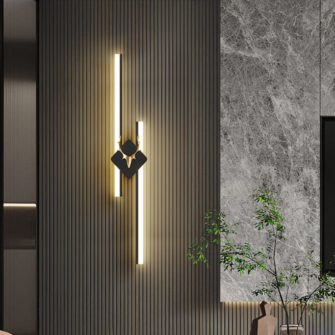 Antler Aluminum Acrylic Long Wall Lamp