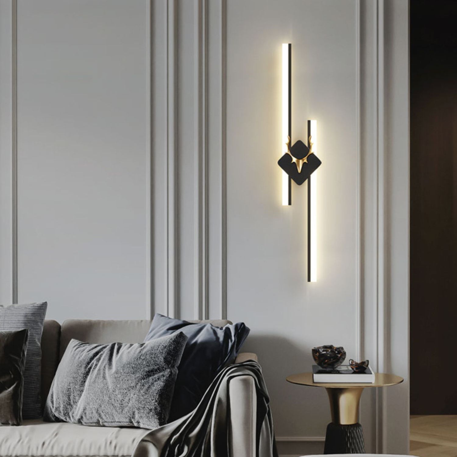 Antler Aluminum Acrylic Long Wall Lamp