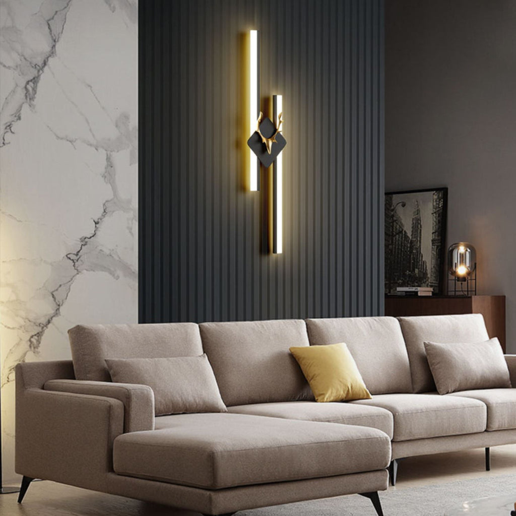 Antler Aluminum Acrylic Long Wall Lamp