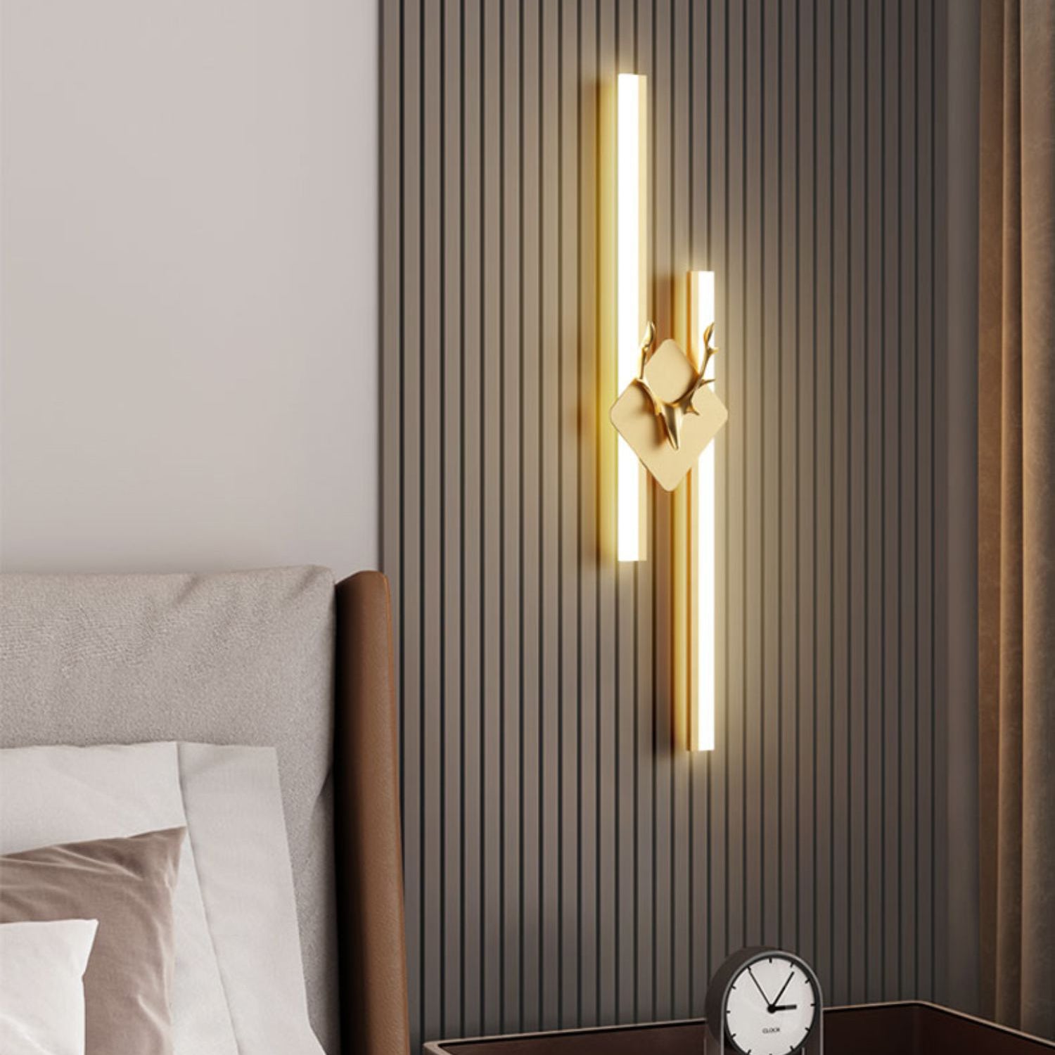 Antler Aluminum Acrylic Long Wall Lamp