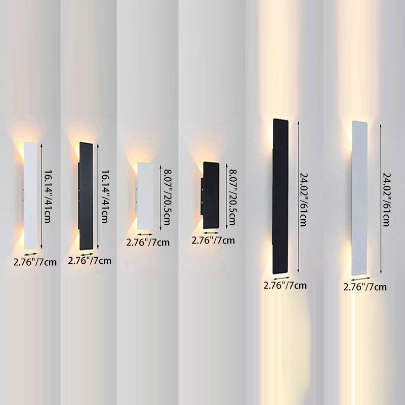 Long Strip Aluminum Acrylic Outdoor Light