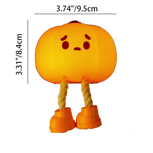 Pumpkin Silicone Night Bedroom Table Lamp