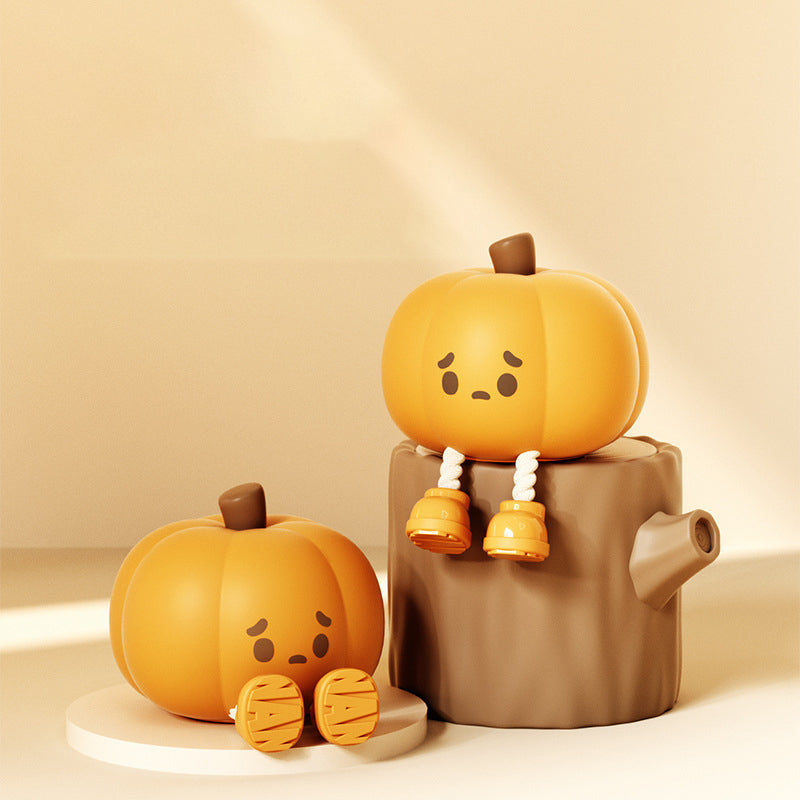 Pumpkin Silicone Night Bedroom Table Lamp