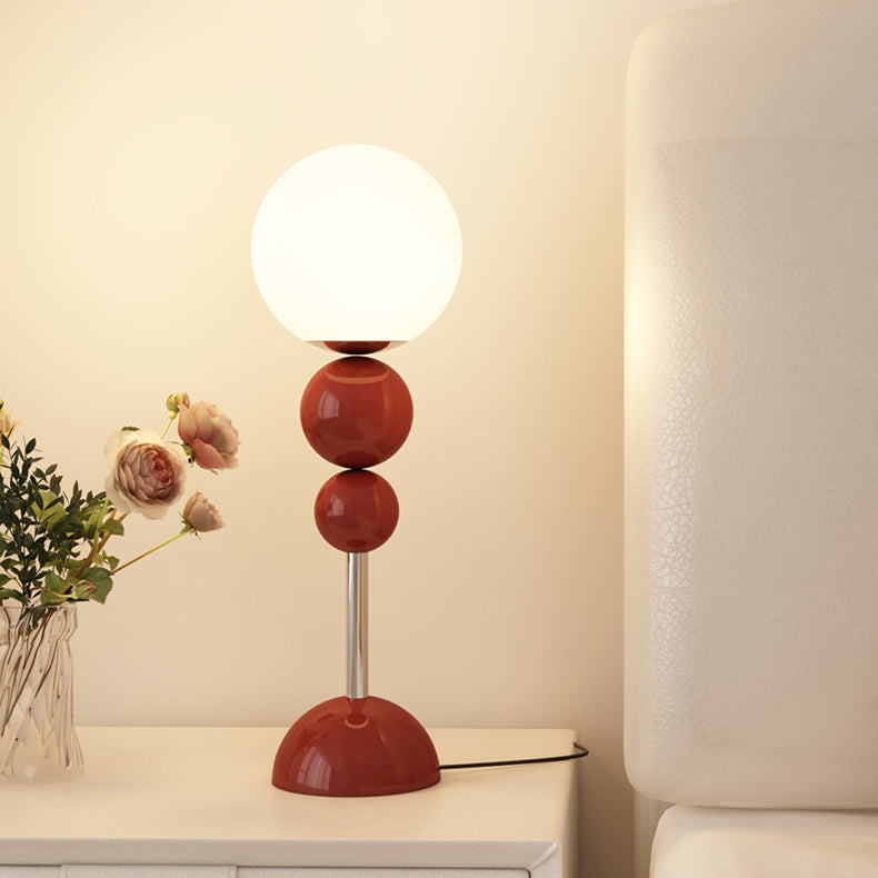 Iron PE Round Ball Table Lamp