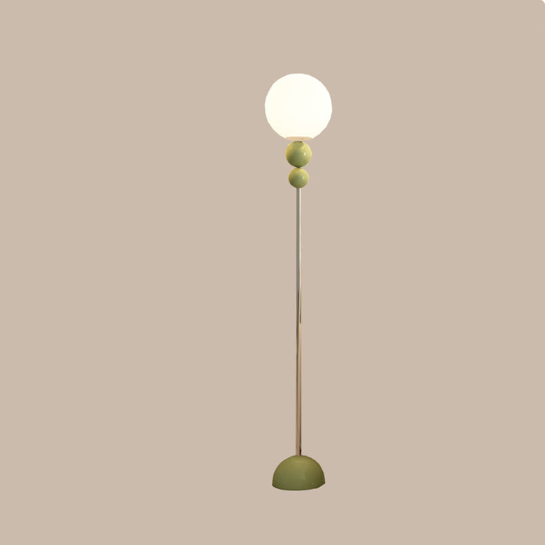 Iron PE Round Ball Floor Lamp