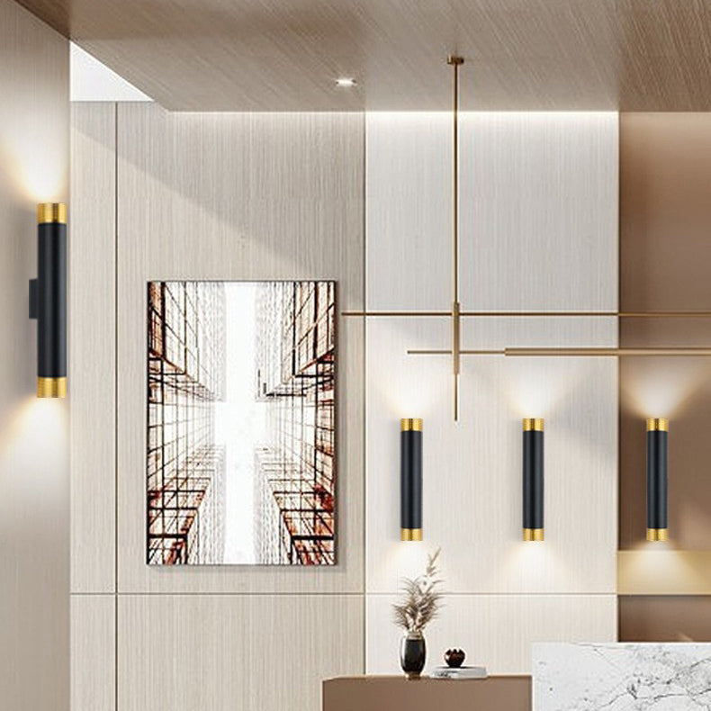 Aluminum Cylinder Up Down Wall Lamp