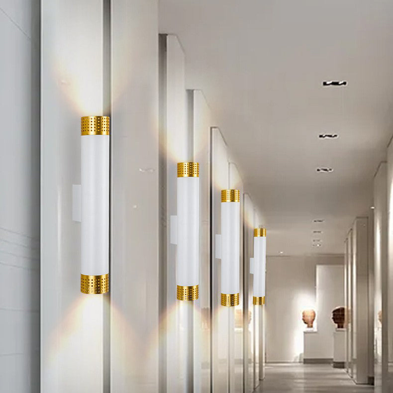 Aluminum Cylinder Up Down Wall Lamp