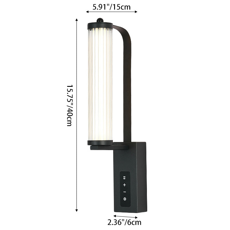 Iron PVC Long Strip Wall Lamp