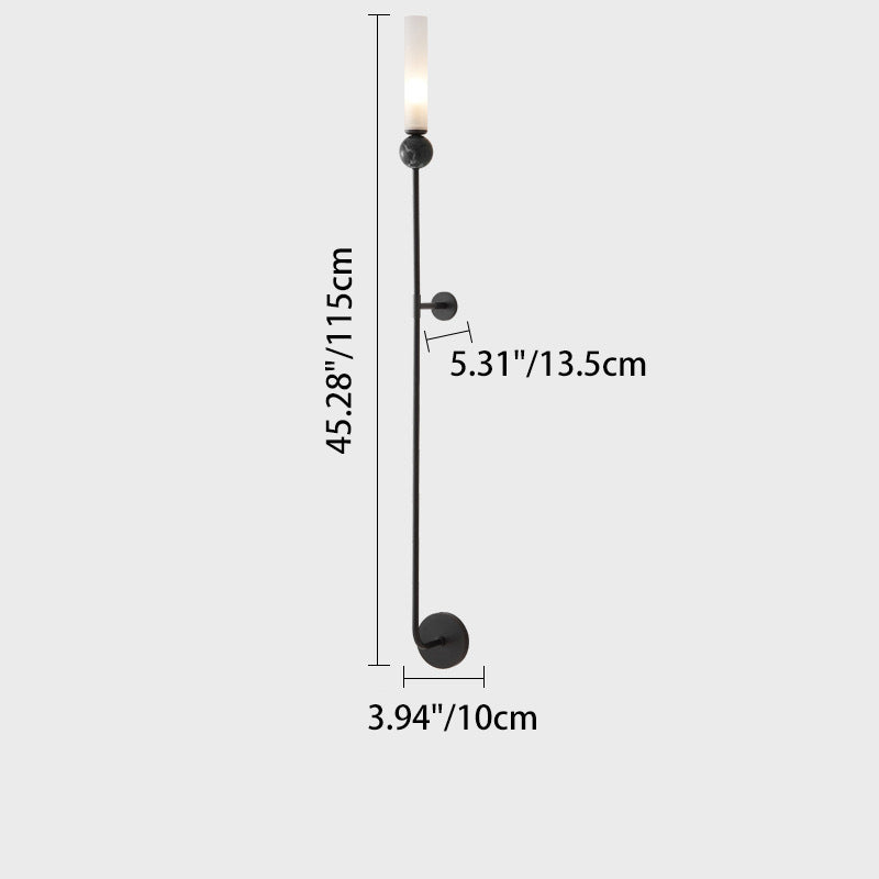 Copper Marble Ball Acrylic Wall Lamp