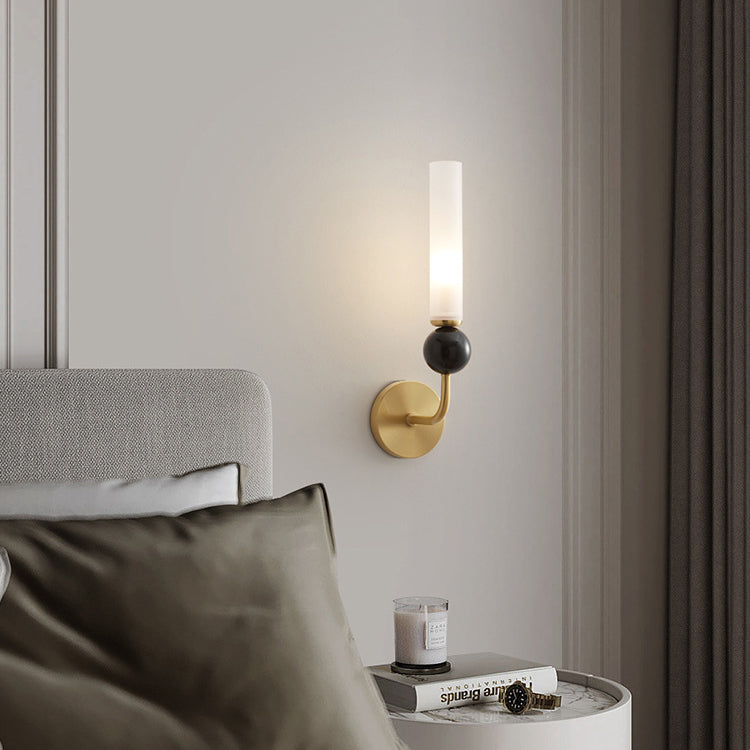Copper Marble Ball Acrylic Wall Lamp
