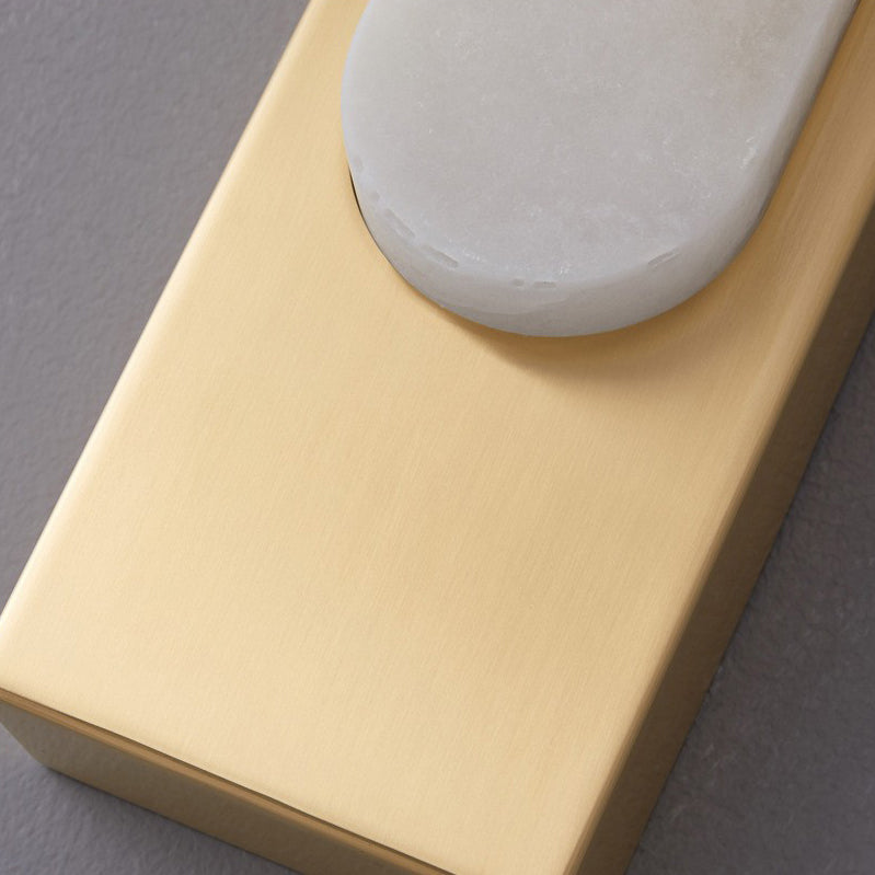 Column Imitation Marble Hardware Wall Lamp
