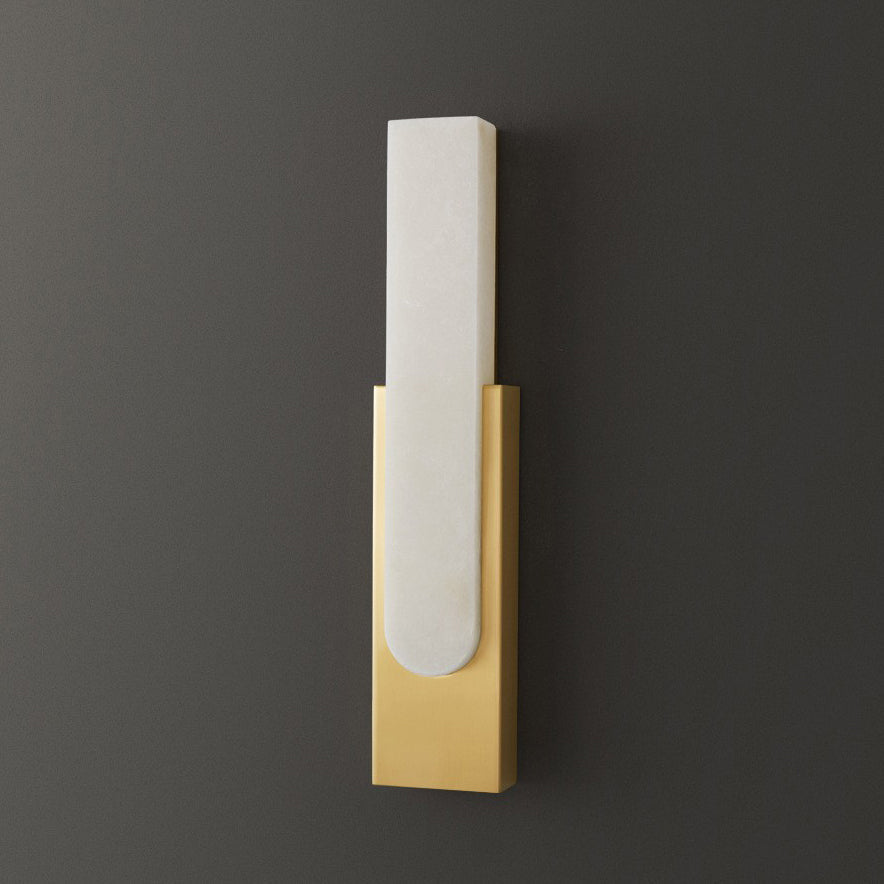 Column Imitation Marble Hardware Wall Lamp