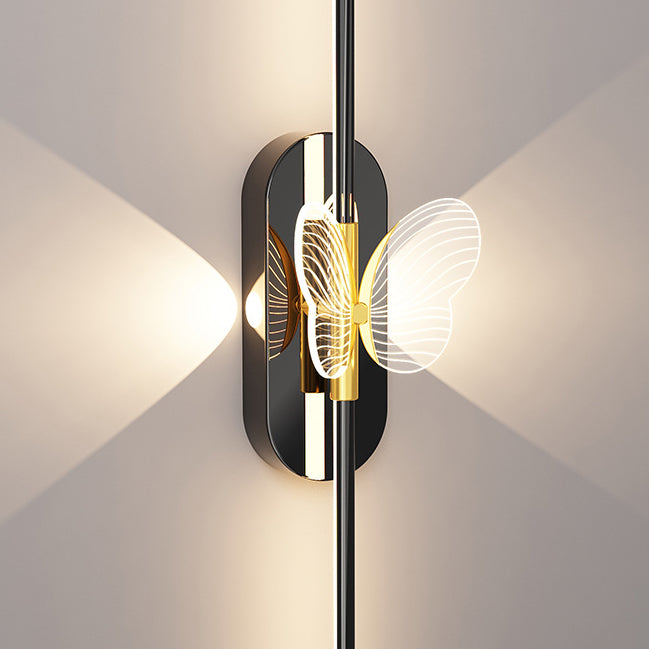 Iron Aluminum Straight Line Wall Lamp