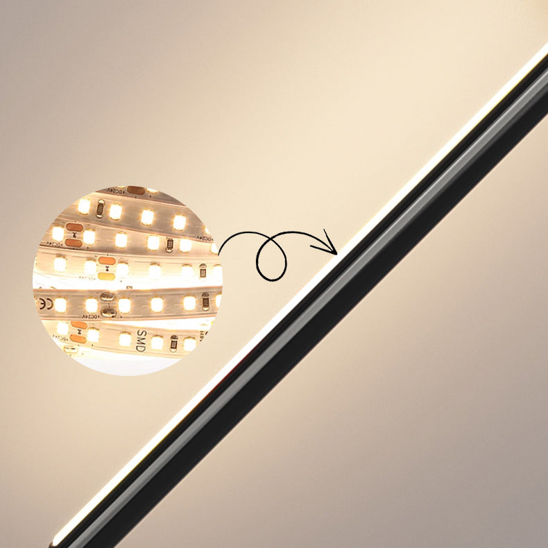 Iron Aluminum Straight Line Wall Lamp