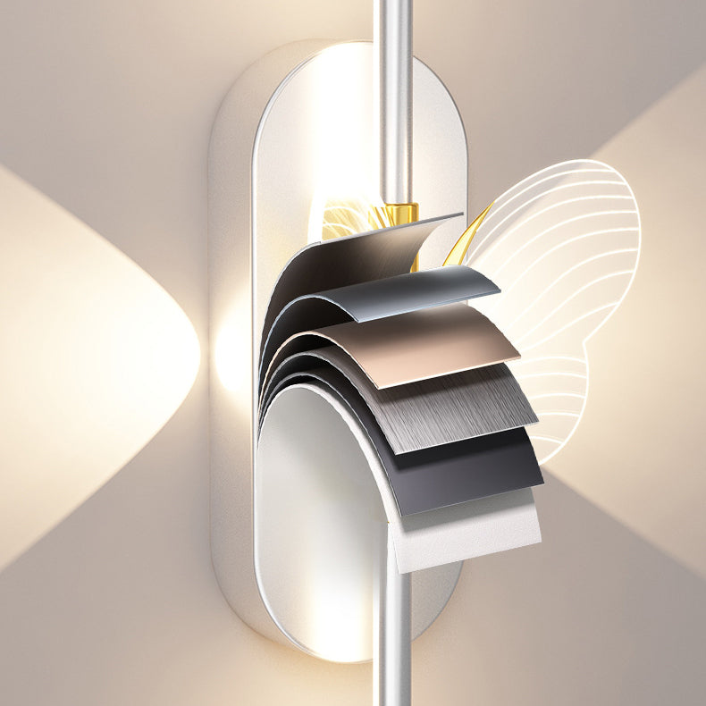 Iron Aluminum Straight Line Wall Lamp