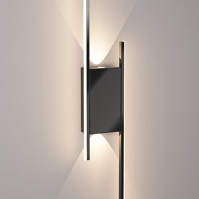 Iron Aluminum Straight Line Wall Lamp