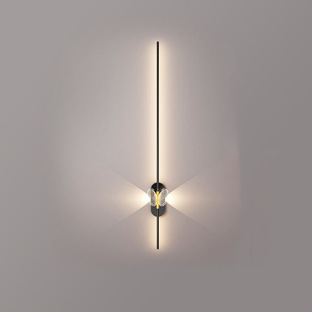 Iron Aluminum Straight Line Wall Lamp