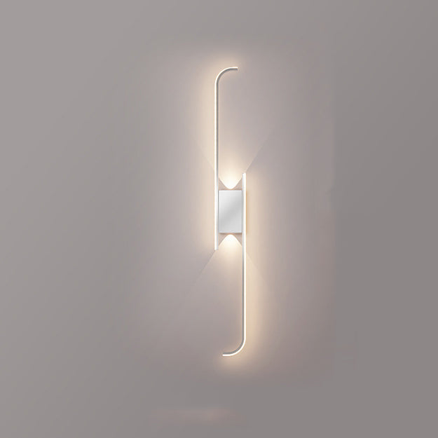 Silicone Arc Strip Iron Wall Lamp